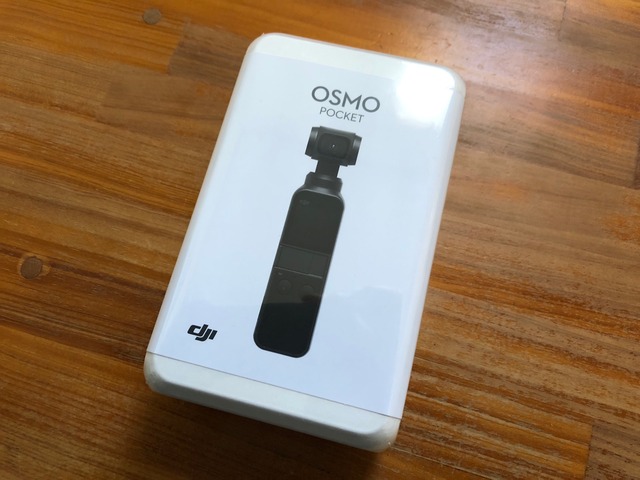 DJI OSMO POCKET の開封と初期設定、そしてちょっとだけファーストインプレッション