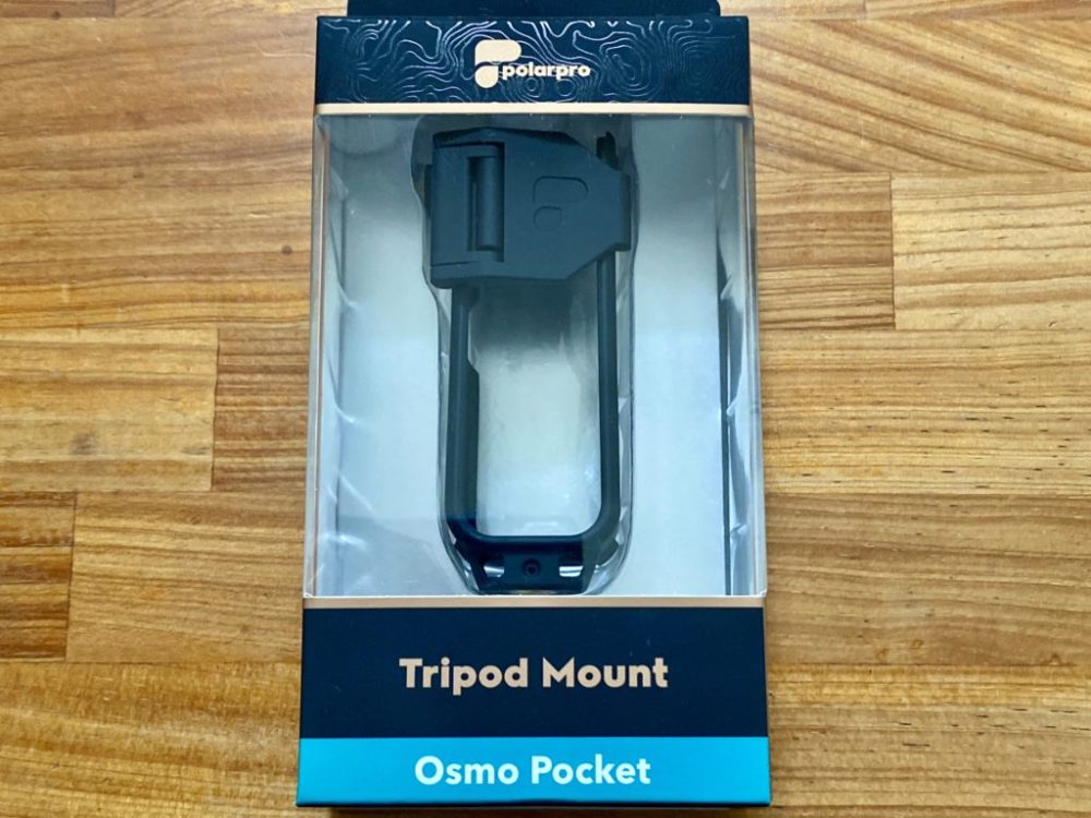 PolarPro Tripod Mount（OsmoPocket用三脚マウント）バッケージ